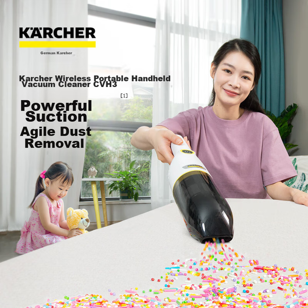 Автомобільний пилосос KARCHER CVH3 100 W 12000 Pa - зображення 2