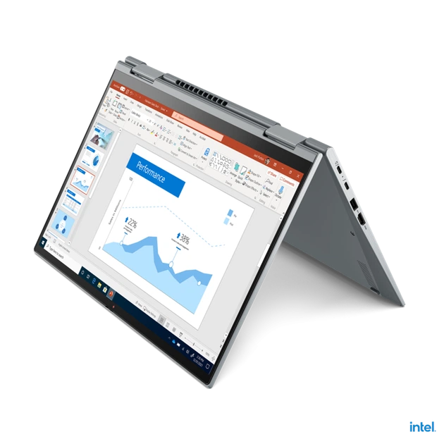 Бізнес ноутбук Lenovo ThinkPad X1 Yoga Gen 6 / Intel Core i5-1145G7 / SSD 256 GB / 16 GB RAM / 14", IPS Full HD / Intel Iris Xe Graphics - Уцінка - Фото 3 Бізнес ноутбук Lenovo ThinkPad X1 Yoga Gen 6 / Intel Core i5-1145G7 / SSD 256 GB / 16 GB RAM / 14", IPS Full HD / Intel Iris Xe Graphics - Уцінка - зображення 3