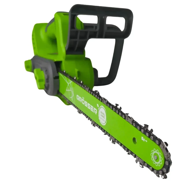 Акумуляторна ланцюгова пила Grosser GCS 121HS 12"(305 мм) 1/4", 62 ланки, 1 АКБ, зарядний пристрій - Фото 4 Акумуляторна ланцюгова пила Grosser GCS 121HS 12"(305 мм) 1/4", 62 ланки, 1 АКБ, зарядний пристрій - зображення 4