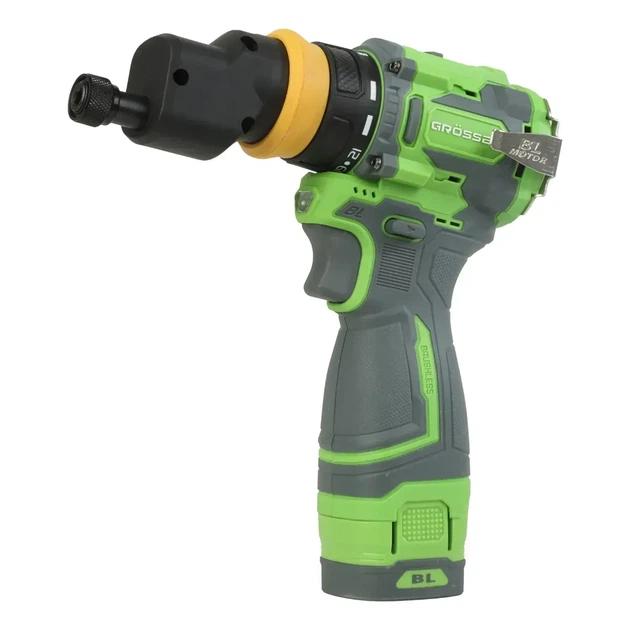Акумуляторний шуруповерт Grosser GCD 16/55 PRO Multi, 16.8В, 55 Н/м, 2 АКБ по 2 А•г, зарядний пристрій, кейс - Фото 3 Акумуляторний шуруповерт Grosser GCD 16/55 PRO Multi, 16.8В, 55 Н/м, 2 АКБ по 2 А•г, зарядний пристрій, кейс - зображення 3