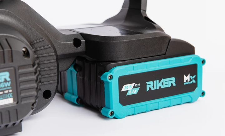 Аккумуляторная цепная пила RIKER RCS 40/16W, 40В (20+20), шина 16", 8Ач, бесщеточная - изображение 7