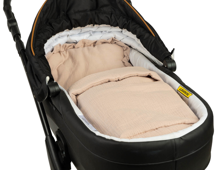 Komplet do wózka Sensillo Muslin poduszka + koc beżowy (5908310395500) - obraz 3