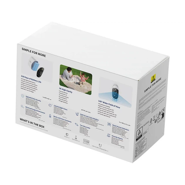Камера відеоспостереження Baseus N1 White (S0ST002130) - зображення 5