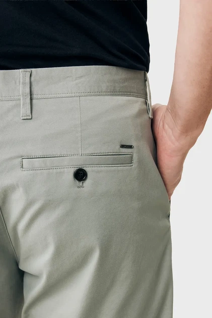 Чоловічі оливкові шорти CRAIG Garment dye chino shorts Mexx M MF007300651M - изображение 4