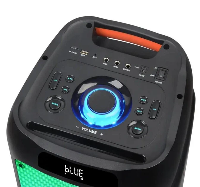 Аккумуляторная акустическая колонка ZXX-5590 с Bluetooth 2 микрофона и пульт 100 Вт - изображение 4