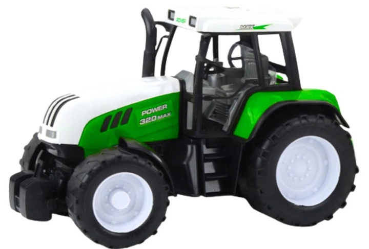 Zabawka LEAN Toys Traktor Rolniczy Farmerski Z Przyczepą Mieszalnik Paszy 50cm Zielona (5905991060543) - obraz 2