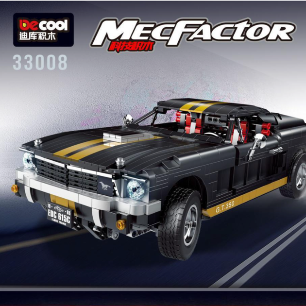 Конструктор форд мустанг Decool 33008 Ford Mustang GT350 (33008) - изображение 4