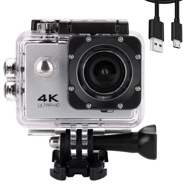 Экшн-камера 4K Wi-Fi со стабилизацией на голову 16 МП водонепроницаемая Ultra HD (см11918) - Фото 1 Экшн-камера 4K Wi-Fi со стабилизацией на голову 16 МП водонепроницаемая Ultra HD (см11918) - изображение 1