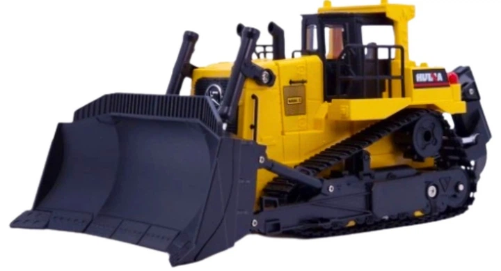 Spychacz Buldożer Koparka Huina Metalowy Model Budowlany 1:50 (5905991082019) - obraz 2