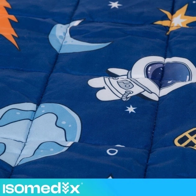 Отягощенное одеяло ISOMEDIX 26897 4 кг 150×100 см — антистрессовый вес-одеяло для сна - изображение 8