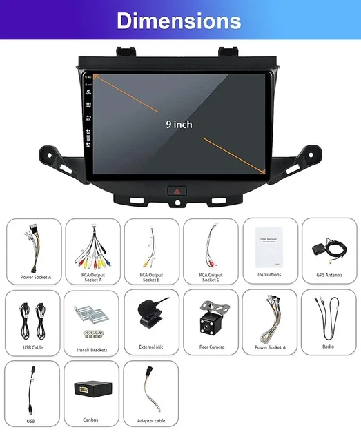 Штатная автомагнитола Biorunn для Buick Verano 2012-2017 / 9" / Сенсорная / 6/128Гб / Android 12 / Apple CarPlay / Android Auto / Bluetooth / WI-FI / GPS / USB b5 - изображение 6