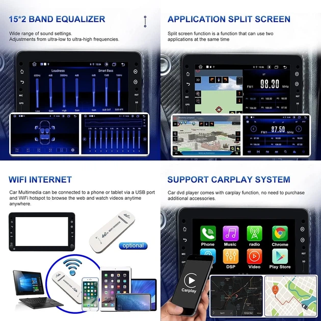 Автомагнитола Ponskoy Car Radio for Alfa Romeo 159 Spider Brera Sportwagon / 7'' / USB / WI-FI / Bluetooth / GPS / Android11 / Black b5 - Б/У - изображение 3