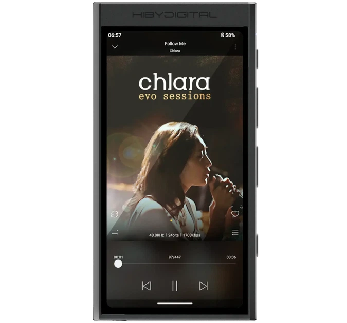 Аудіоплеєр HiBy Digital M300 Black на Android 13, CS43131, DSD256, 768kHz/32bit, 103 мВт/32Ом, Wi-Fi, LDAC - зображення 5