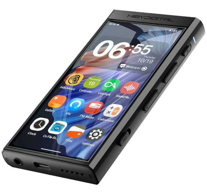 Аудіоплеєр HiBy Digital M300 Black на Android 13, CS43131, DSD256, 768kHz/32bit, 103 мВт/32Ом, Wi-Fi, LDAC - зображення 4