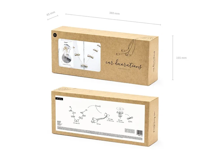 Набір для прикраси автомобіля PartyDeco Банти ZDS5 (5900779105010) - зображення 4