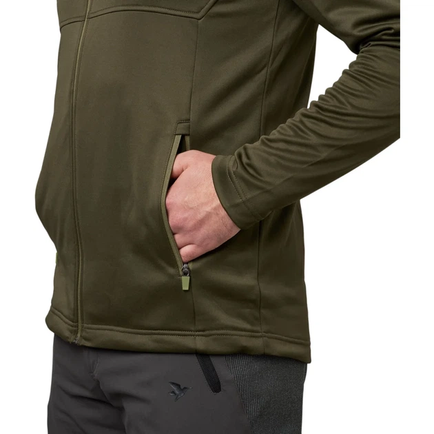 Кофта Seeland Elliot fleece L Зелений - зображення 4