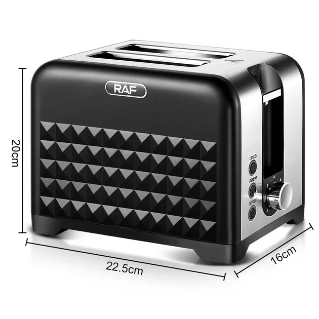 Тостер на 2 відділення 7 режимів підсмажування та 3 режимами роботи 900W R.2101 - Фото 4 Тостер на 2 відділення 7 режимів підсмажування та 3 режимами роботи 900W R.2101 - изображение 4