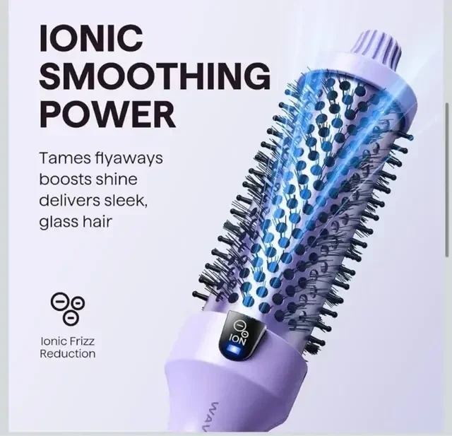 Термощетка Wavytalk Blowout Boost 1.5", щетка-плойка с ионизацией, керамическая, 3 температур, для объема и локонов фиолетовая - изображение 4