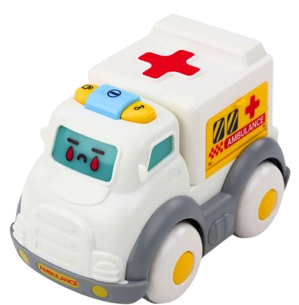 Zestaw samochodów LEAN Toys Autka Miejskie Dla Malucha — Napęd, Światła i Dźwięki 4 szt (ZES5905991087748) - obraz 3