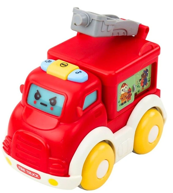Zestaw samochodów LEAN Toys Autka Miejskie Dla Malucha — Napęd, Światła i Dźwięki 4 szt (ZES5905991087748) - obraz 6