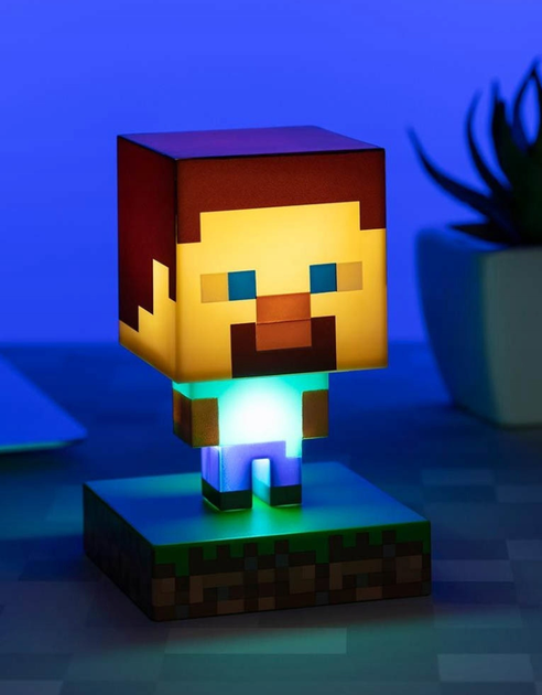 Лампа-фигурка LED Paladone Minecraft Light Icon Steve Стив (23237) - изображение 2