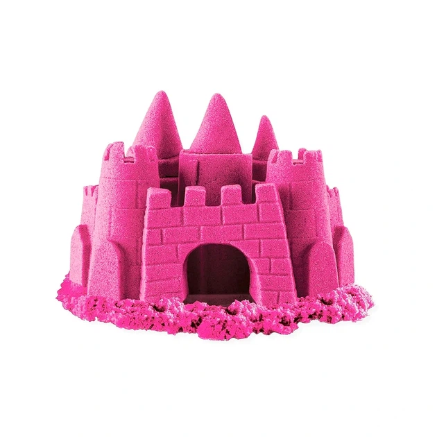 Пісок для дитячої творчості - KINETIC SAND COLOUR (рожевий, 907 g) - зображення 3
