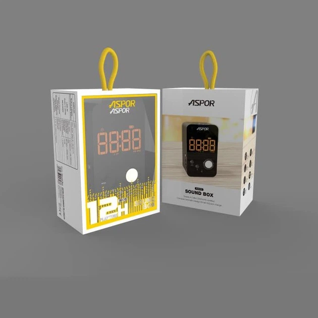 Bluetooth колонка Aspor A658 вертікальна- срібло - Фото 4 Bluetooth колонка Aspor A658 вертікальна- срібло - зображення 4