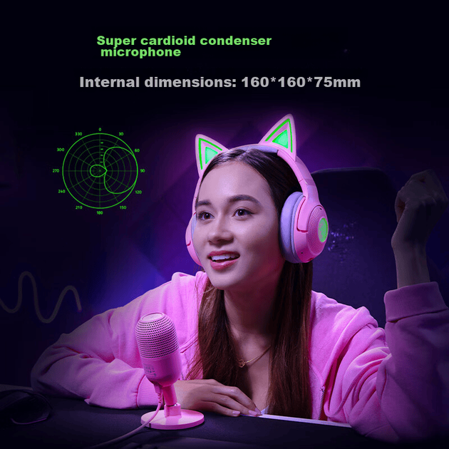 Микрофон Razer Seiren V3 Mini RGB Pink - изображение 5