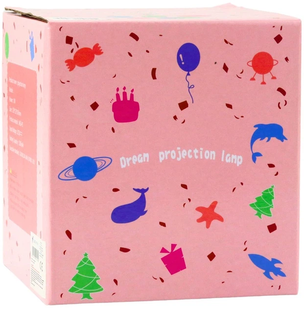 Lampka nocna projektor gwiazdek LEAN Toys 6 Wymiennych Projekcji (5905991059349) - obraz 4