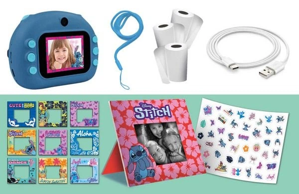 Aparat fotograficzny Lisciani Stitch z funkcją drukarki i ekranem LCD 661325 (8008324107247) - obraz 3