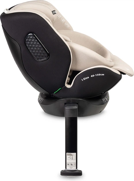 Автокрісло Caretero Lumi I-Size Isofix обертове бежеве 40–150 см (5903076322920) - зображення 9