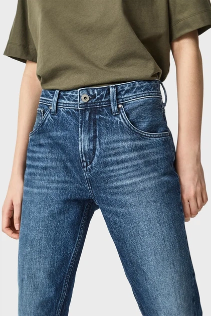 Жіночі сині джинси VIOLET Pepe Jeans 26-32 PL201742DH2L - Фото 4 Жіночі сині джинси VIOLET Pepe Jeans 26-32 PL201742DH2L - изображение 4