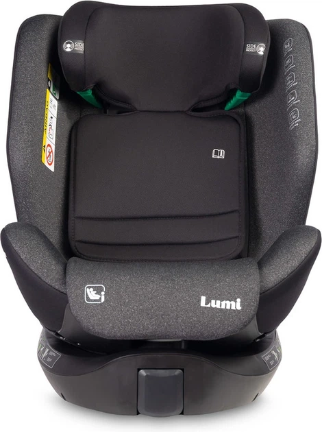 Автокрісло Caretero Lumi I-Size Isofix обертове темно-сіре 40–150 см (5903076322890) - зображення 5