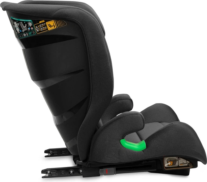 Автокрісло Caretero Nimbus i-Size Isofix універсальне 2 в 1 чорне 100–150 см (5908310390918) - зображення 8