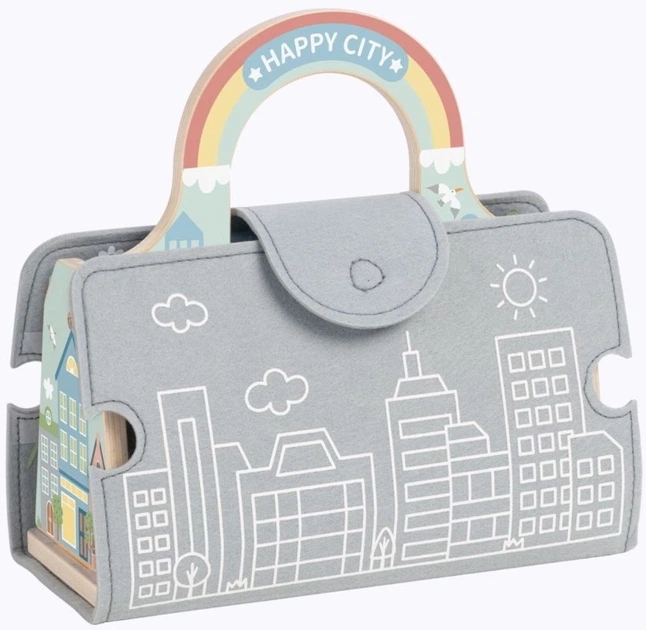 Zestaw samochodów z torbą Tooky Toy Mini miasto TP536 (6976831554866) - obraz 2