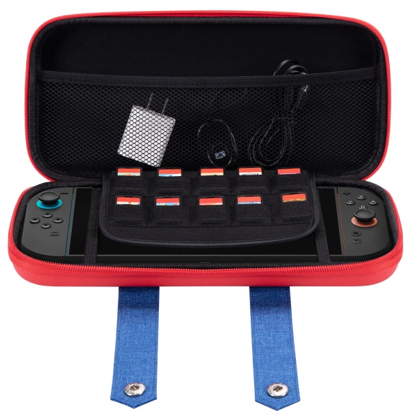 Etui na kontroler Nintendo Switch 2 Funlab Czerwone HRF1300 (6978095910273) - obraz 6