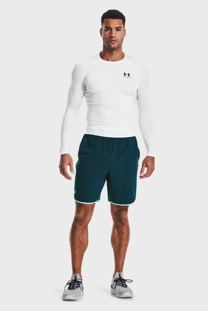 Чоловічий білий лонгслів UA HG Armour Comp Under Armour M 1361524-100 - Фото 2 Чоловічий білий лонгслів UA HG Armour Comp Under Armour M 1361524-100 - изображение 2