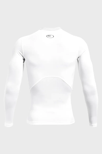 Чоловічий білий лонгслів UA HG Armour Comp Under Armour M 1361524-100 - Фото 6 Чоловічий білий лонгслів UA HG Armour Comp Under Armour M 1361524-100 - изображение 6