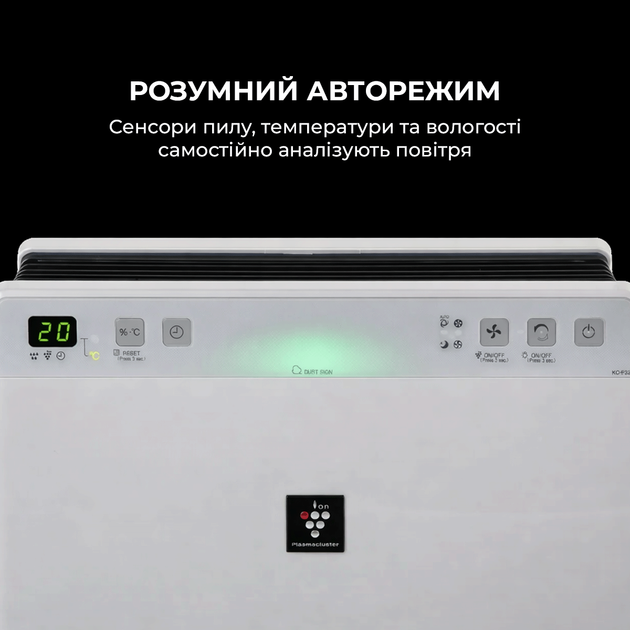 Воздухоочиститель с функцией увлажнения Sharp KC-F32EUW - изображение 4