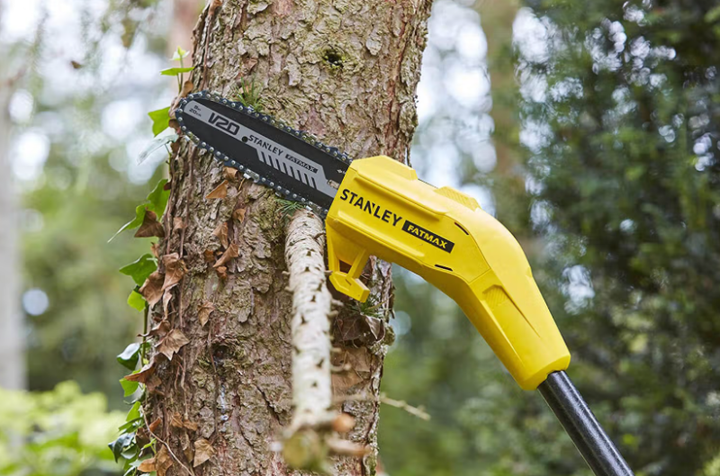 Комплект STANLEY FATMAX V20: Акумуляторний висоторіз SFMCPS620 та кущоріз на штанзі SFMCPH845 + 4А АКБ +ЗП - изображение 4