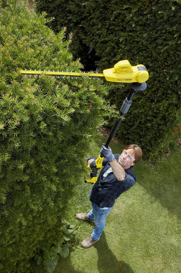 Комплект STANLEY FATMAX V20: Акумуляторний висоторіз SFMCPS620 та кущоріз на штанзі SFMCPH845 + 4А АКБ +ЗП - изображение 10