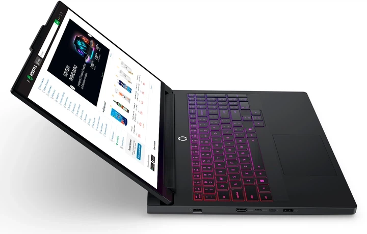 Lenovo Legion Pro 7 16AFR10H / 16" OLED WQXGA 240 Гц / Ryzen 9955HX / RTX 5070 Ti, 12 ГБ/ RAM 32 ГБ / SSD 2 ТБ / Windows 11 Eclipse Black - Фото 13 Lenovo Legion Pro 7 16AFR10H / 16" OLED WQXGA 240 Гц / Ryzen 9955HX / RTX 5070 Ti, 12 ГБ/ RAM 32 ГБ / SSD 2 ТБ / Windows 11 Eclipse Black - изображение 13