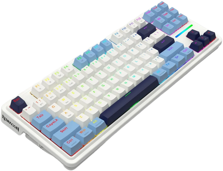 Klawiatura bezprzewodowa Redragon K728WBB-RGB-PRO Antonium Pro White (6950376728319) - obraz 4