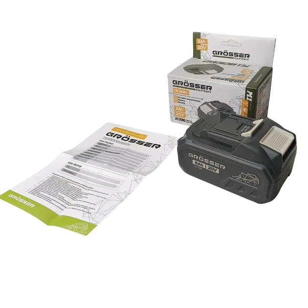 Акумулятор Grosser 8А GB 208PL EXPERT Tabless Піковий струм = 140A АКБ на 21700 серії EVE 40PL (6А підтримка заряду). М1 - Фото 5 Акумулятор Grosser 8А GB 208PL EXPERT Tabless Піковий струм = 140A АКБ на 21700 серії EVE 40PL (6А підтримка заряду). М1 - зображення 5