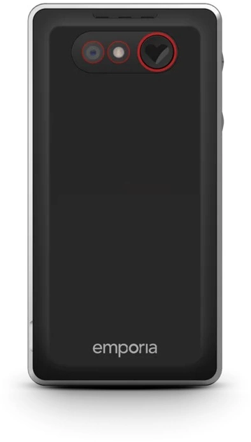 Телефон 2.31" Emporia Pure-LTE / 64Mb / 4G / 1-SIM / Bluetooth 5.0 / Вологозахист IP54 / SD-слот / Камера 2Мп / 1400мАг / Великі клавіші / Кнопка підтримки / Сірий b7 - зображення 3