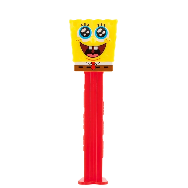 PEZ Dispenser SpongeBob SquarePants (Диспенсер PEZ «Спанч Боб» - Спанч Боб милый) с конфетами 17 г (2 х 8,5 г) - Фото 1 PEZ Dispenser SpongeBob SquarePants (Диспенсер PEZ «Спанч Боб» - Спанч Боб милый) с конфетами 17 г (2 х 8,5 г) - изображение 1