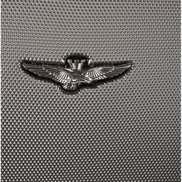 Walizka na kółkach Aeronautica Militare AM220/70-AN Szara (800070313307) - obraz 6