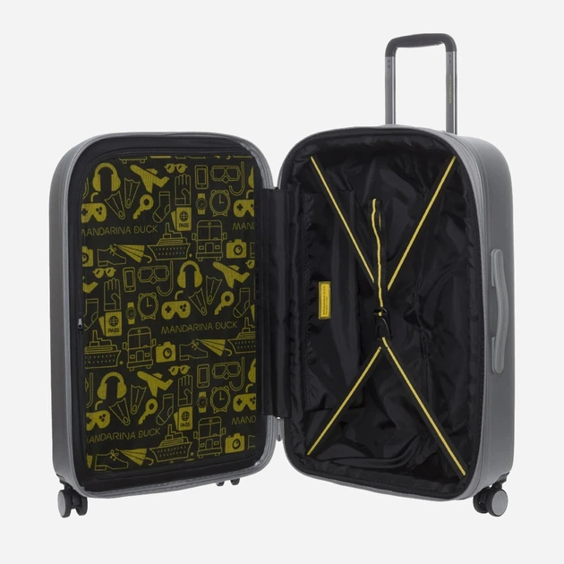 Валіза на колесах Mandarina Duck P10SZV32 466 Срібляста (800070299232) - зображення 4