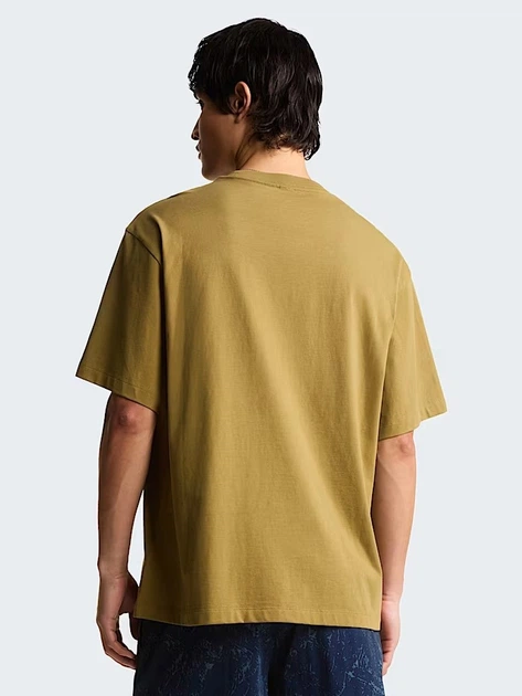 Футболка бавовняна довга чоловіча The North Face M Tnf Essential Simple Dome NF0A8EVW2EL S Гірчична (800070354819) - зображення 2