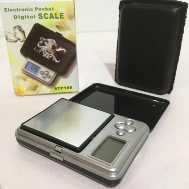Ювелірні електронні веси до 200 г 0.01 г, портативні цифрові веси з LCD дисплеєм - изображение 4